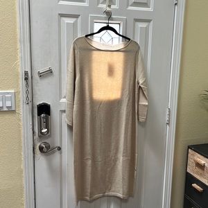 100%organic cashmere sweater dress
